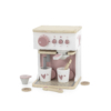 Kép 1/3 - Label Label fa játék kávéfőző szett - rózsaszín