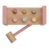 Kép 3/6 - Little Dutch fa kalapáló játék pink