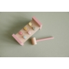 Kép 4/6 - Little Dutch fa kalapáló játék pink