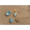Kép 1/3 - Little Dutch homokozó formák és lapát szett - kék