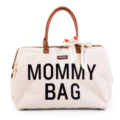 Mommy Bag Táska – plüss fehér