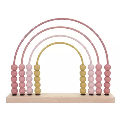 Little Dutch abacus szivárvány játék -pink