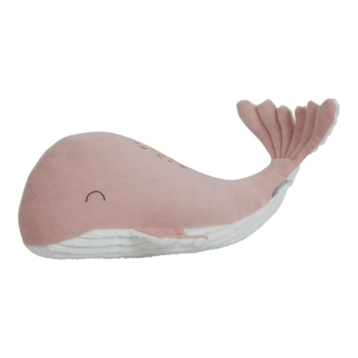 Little Dutch plüss játék bálna - pink 35 cm