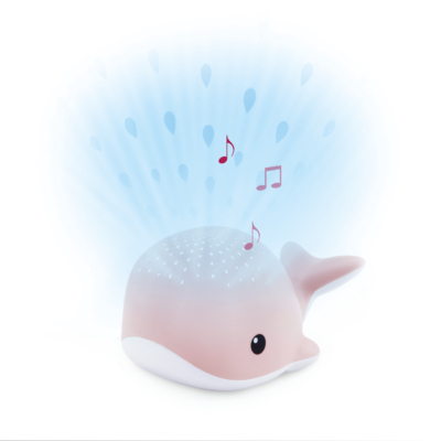 ZAZU WALLY bálna kivetítő nyugtató dallamokkal - rózsaszín