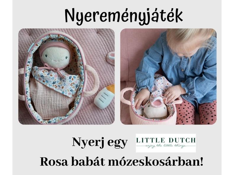 Nyerj Little Dutch Rosa babát mózeskosárban! nyereményjáték-szabályzat