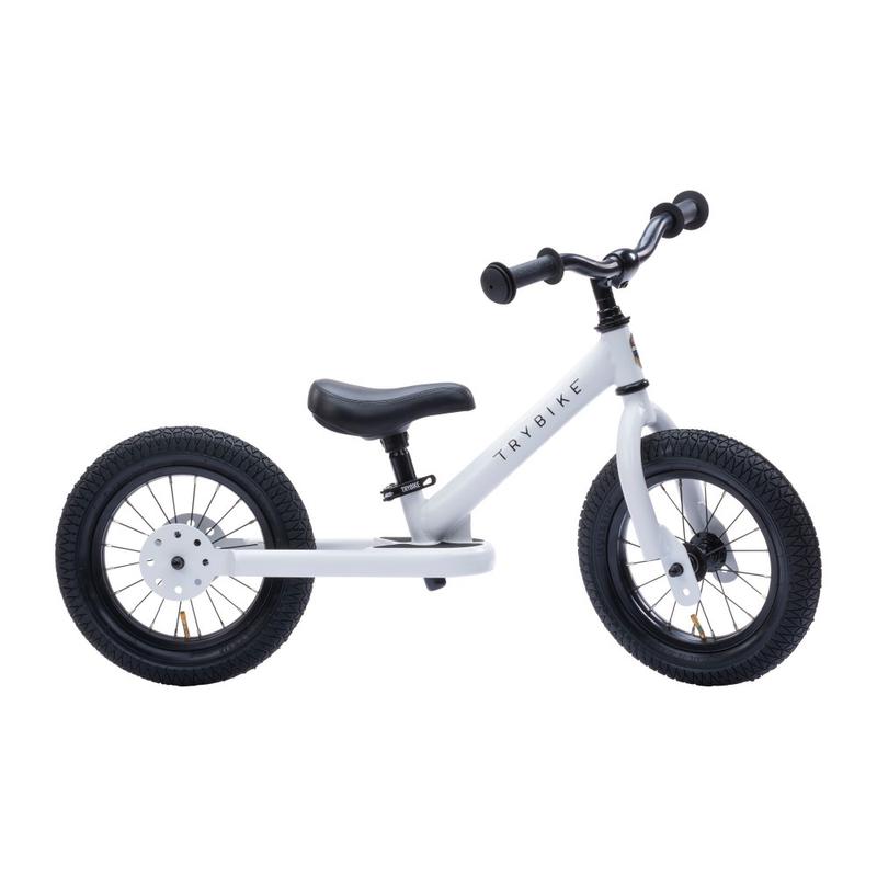 Trybike steel futóbicikli - matt white