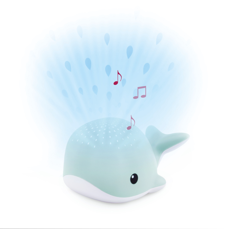 ZAZU WALLY bálna kivetítő nyugtató dallamokkal - kék